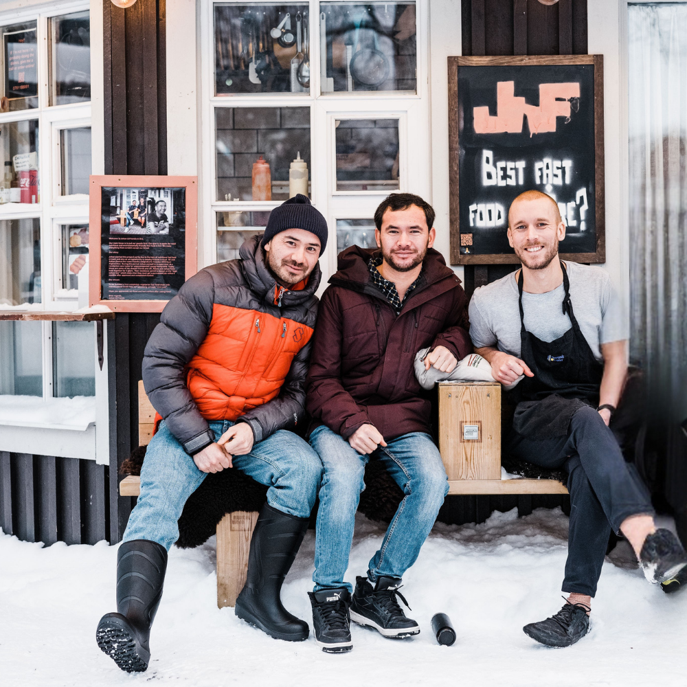 Ali, Abbas och Johan i Åre — där allting började